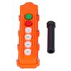 Crane Controller Hoist Remote Control Station Push Button Switch 6 Ways COB‑62A 220V 500V