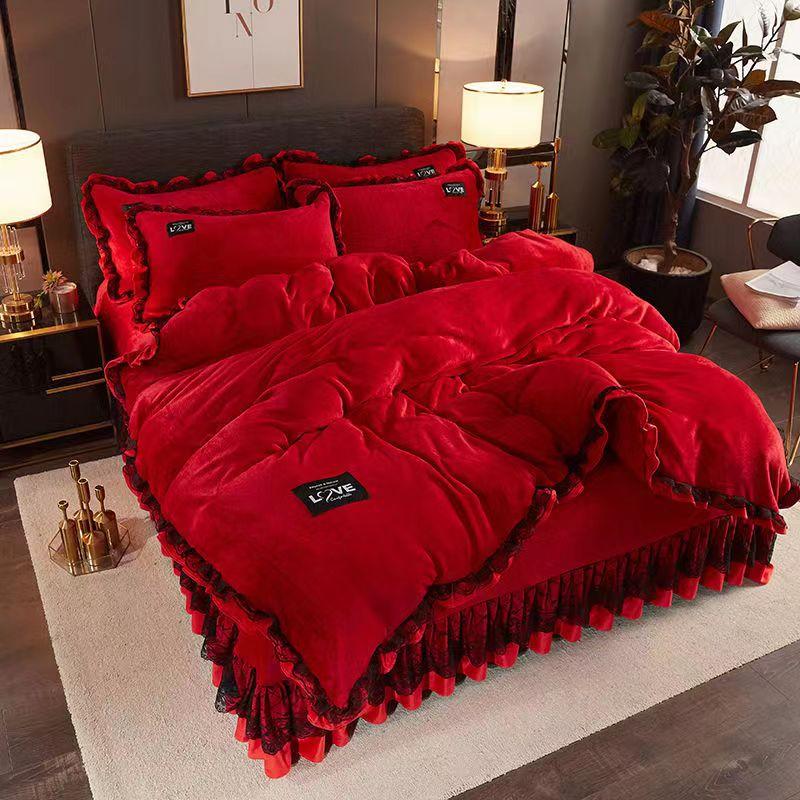 Размер King/Queen Size/полноразмерный пододеяльник, комплект наволочек из плотного хлопка, простое постельное белье для спальни, высокое качество