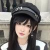 Ручная работа Береты Милая Шляпа-Кролик Художника для Девочек Пушистая Кепка-Кепи с Ушками для Активного Отдыха Повседневная Одежда