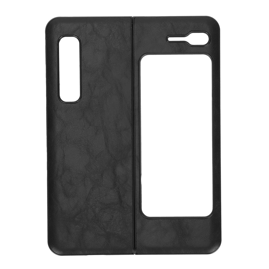 Mobile Phone Leather Case AllInclusive AntiFall Protective Cover for Fold 1 W20(Black )