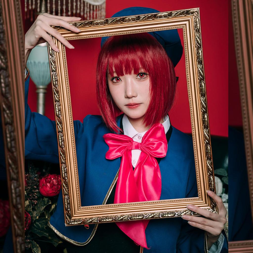 Oshi no Ko Hoshino and Arima Kana Cosplay Halloween Anime Uniform Arima [Milky Time] Ai, Aqua, Ruby, (S, Kana)