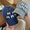 Бейсболка с вышитым бантом в корейском стиле для женщин S Able Duckbill Cap