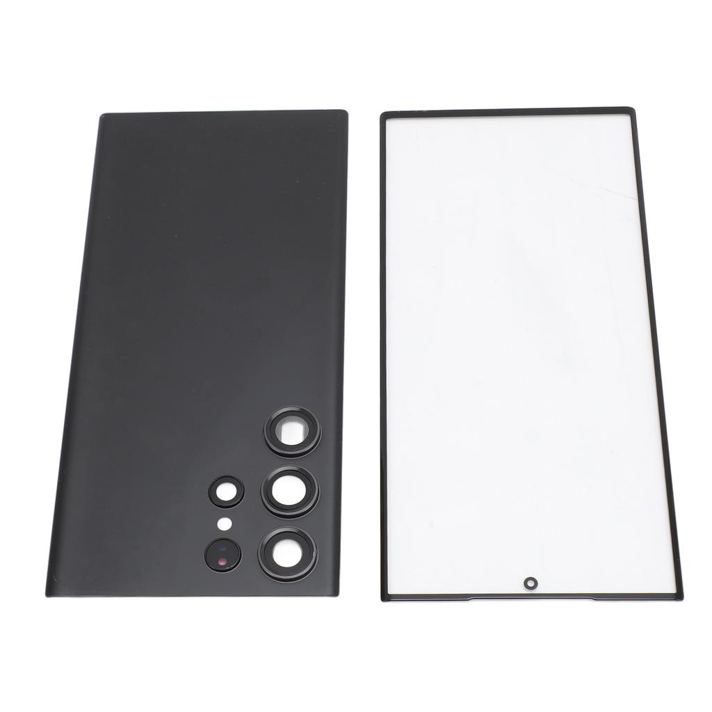 Крышка заднего стекла телефона Стекло передней панели Внешний экран с предустановленной линзой камеры Набор инструментов для ремонта Замена для Galaxy
