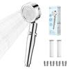 Eaimiu Shower Head Ultimate Improved Water Chlorine 3 Stage Disassembled High Water Low Water Shower Water Volume and Water Pressure Water Stop At