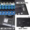 48V Портативный Bluetooth 6-канальный Микшерный пульт Аудиомикшер с USB DJ Звуковой микшер MP3 Разъем Усилитель Караоке