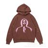 SP5DER 555555 Web Print Hoodie Unisex Casual Sweatshirt