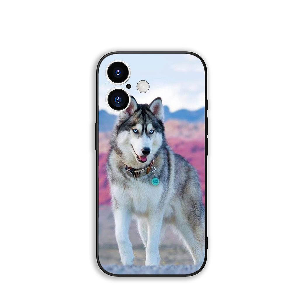 Cover Lovely Husky Dog Funny for Motorola Moto G04 G13 G14 G22 G23 G20 G32 G34 G35 G64 G82 G84 G53 G60 G72 E14 E15 E13 Case