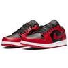 Air Jordan 1 Low Reverse Bred Men Sneakers Black Gym-Red 553558-606
