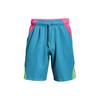 Color Block Drawstring Straight Leg Casual Shorts Men Shorts Blue 1361973-417