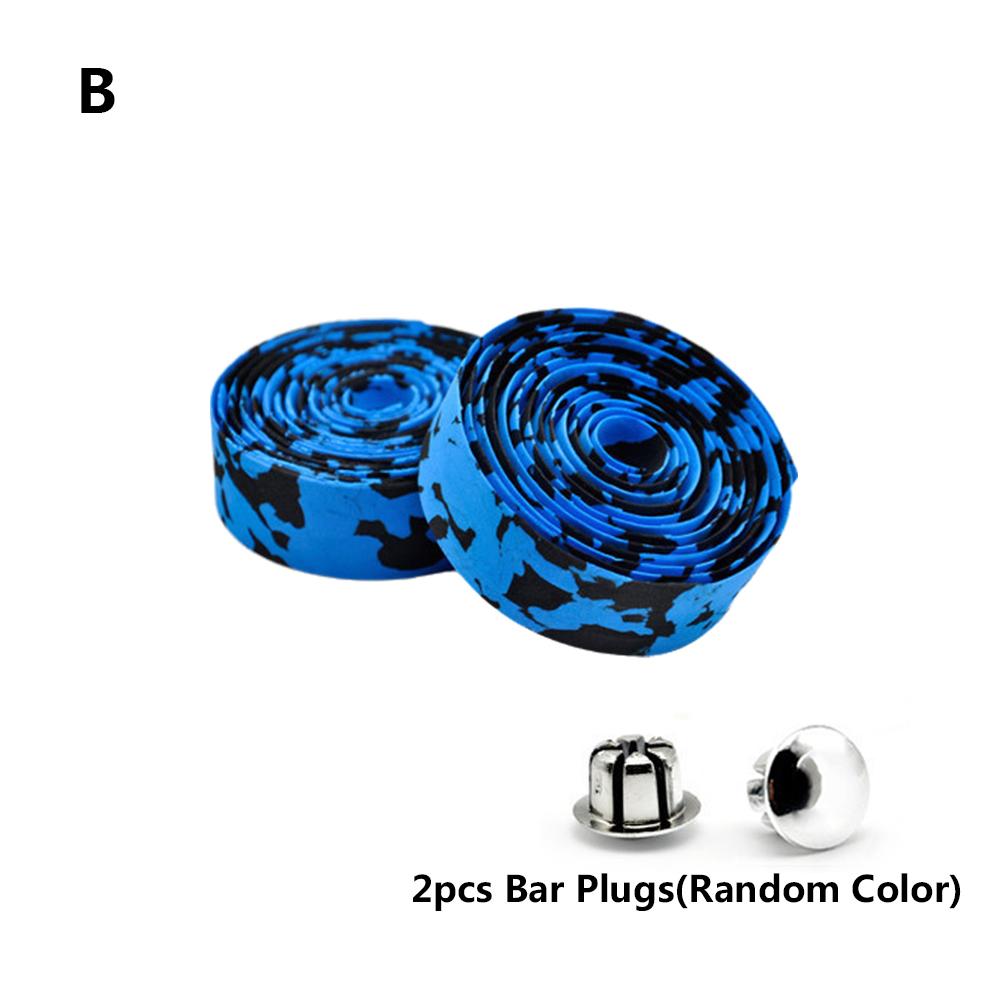 2PC 3x200cm EVA Bicycle Handlebar Tape Cycling Mountain Bike Handle Belt Reflective Wrap Road Bike Belt With 2pc Bar Plugs