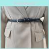 Ladies Leather Belt With Needle Buckle For Casual Summer Wear