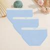 3шт женские бесшовные трусики из чистого хлопка спортивные трусы модное сексуальное нижнее белье нижнее белье женское треугольное