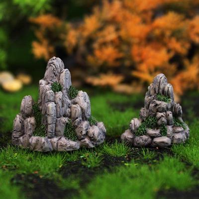 Имитация миниатюрных украшений для альпинария. Изделия из смолы для суккулентных цветочных горшков, аквариумов и украшения песчаных столов.