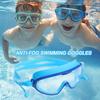 Kids Swim Goggles Large Frame Anti-Fog Swimming Glasses Clear View UV Protection Pool Goggles for Children 5-16 Years