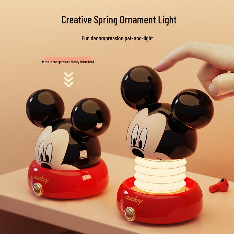 Mickey Light and Shadow Wizard: Dual-Color Sleep Aid Night Lamp