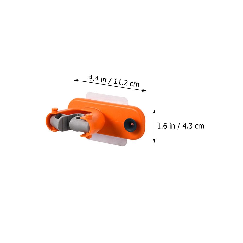 4Pcs Mop Storage Buckles No Drilling Wall Holder Strong Adhesive Broom Organizer Space Saving Self-Adhesive Mop Holder