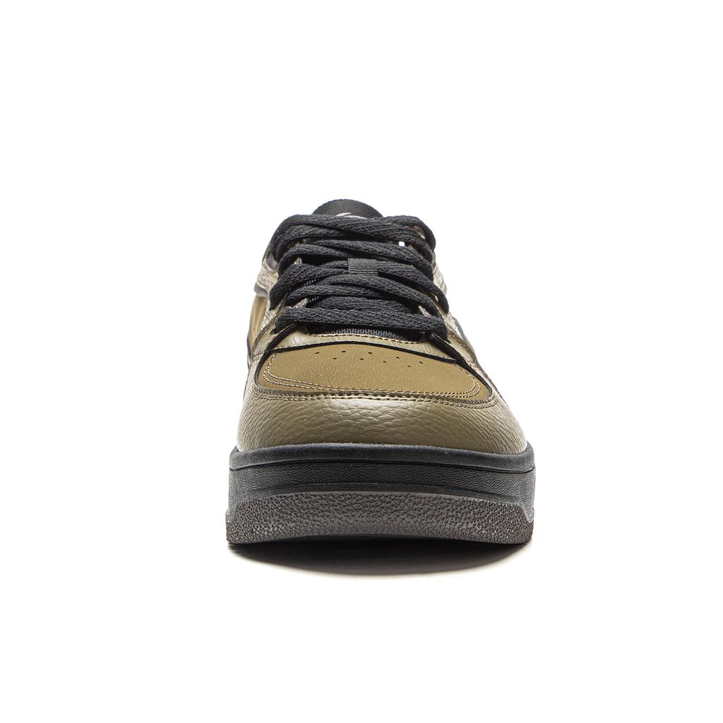 Li Ning Tian Ji Мягкие Классические Ретро Спортивные Повседневные Амортизирующие Износостойкие Низкие Кеды Мужские Кроссовки Кислотно-Боб-Зеленый AGCV341-2