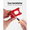 Sporty Key Shell for Can Am Ryker Outlander, 1PCS Red Ignition Key Cover Key Holder Key Case for Can-Am Ryker / Outlander Accessories (Red)