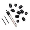 High-Speed Steel Weld Spot Remover Drill Set - 13 Pieces