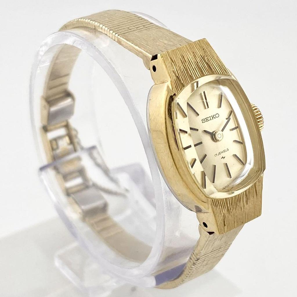 [USED] Working SEIKO Manual Winding Watch, Gold, 11-3360