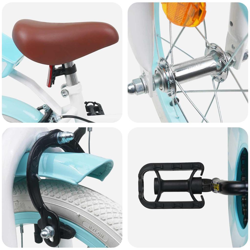 Kids  Bike 12 Inches for Ages 2 4 White