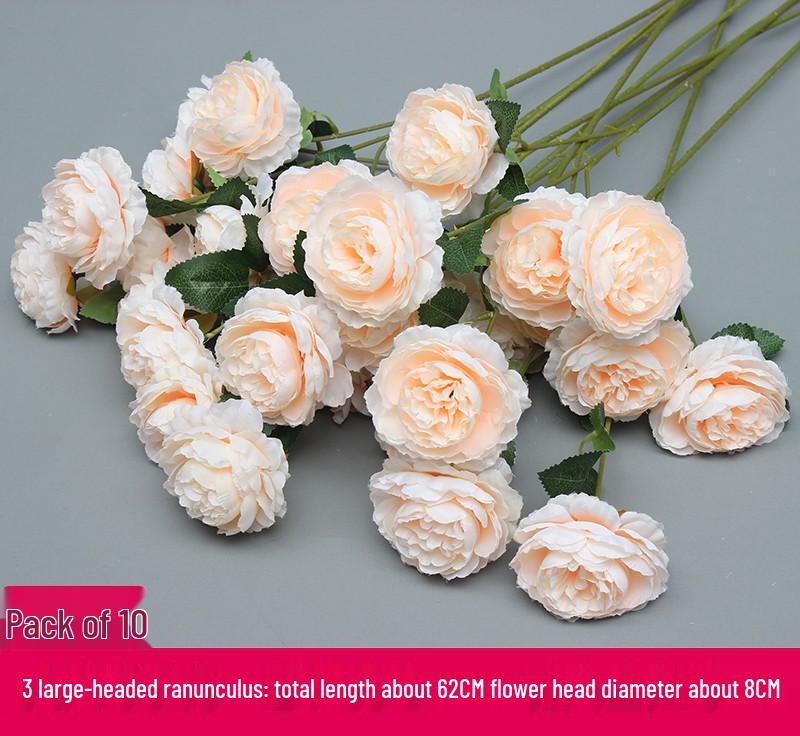 Свадебный декор из шелковых цветов шампанского - Искусственные элементы цветочного оформления потолка и прохода