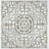 Décoration Murale - Blanc - Mandala - MDF - 60 X 2 X 60 Cm - Élégante Et Chic