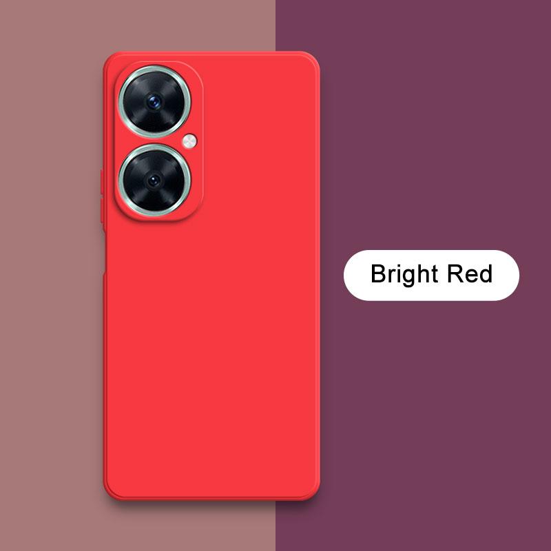 Square Liquid Silicone Back Cover for Huawei Nova 11 Pro Ultra 11i Soft Camera Protective Mobile Phone Case Nova11 Bags