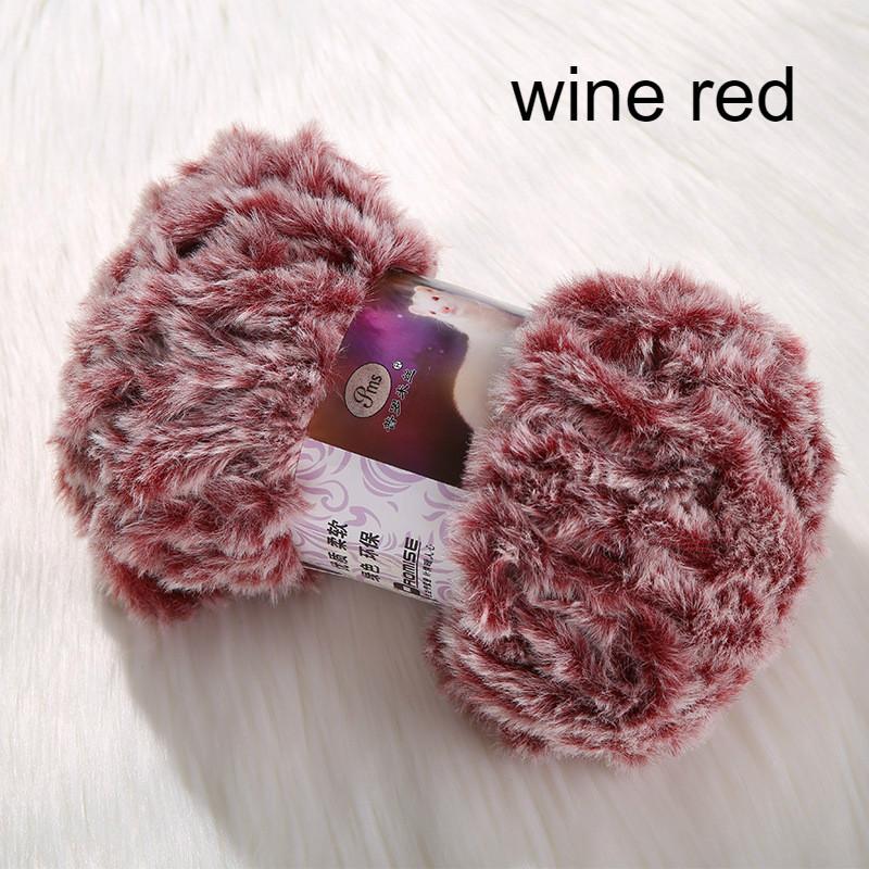 50 г/рулон шерстяной пряжи ручной работы, шарф, свитер, связанный крючком, толстая бархатная нить, шерстяная пряжа «сделай сам»