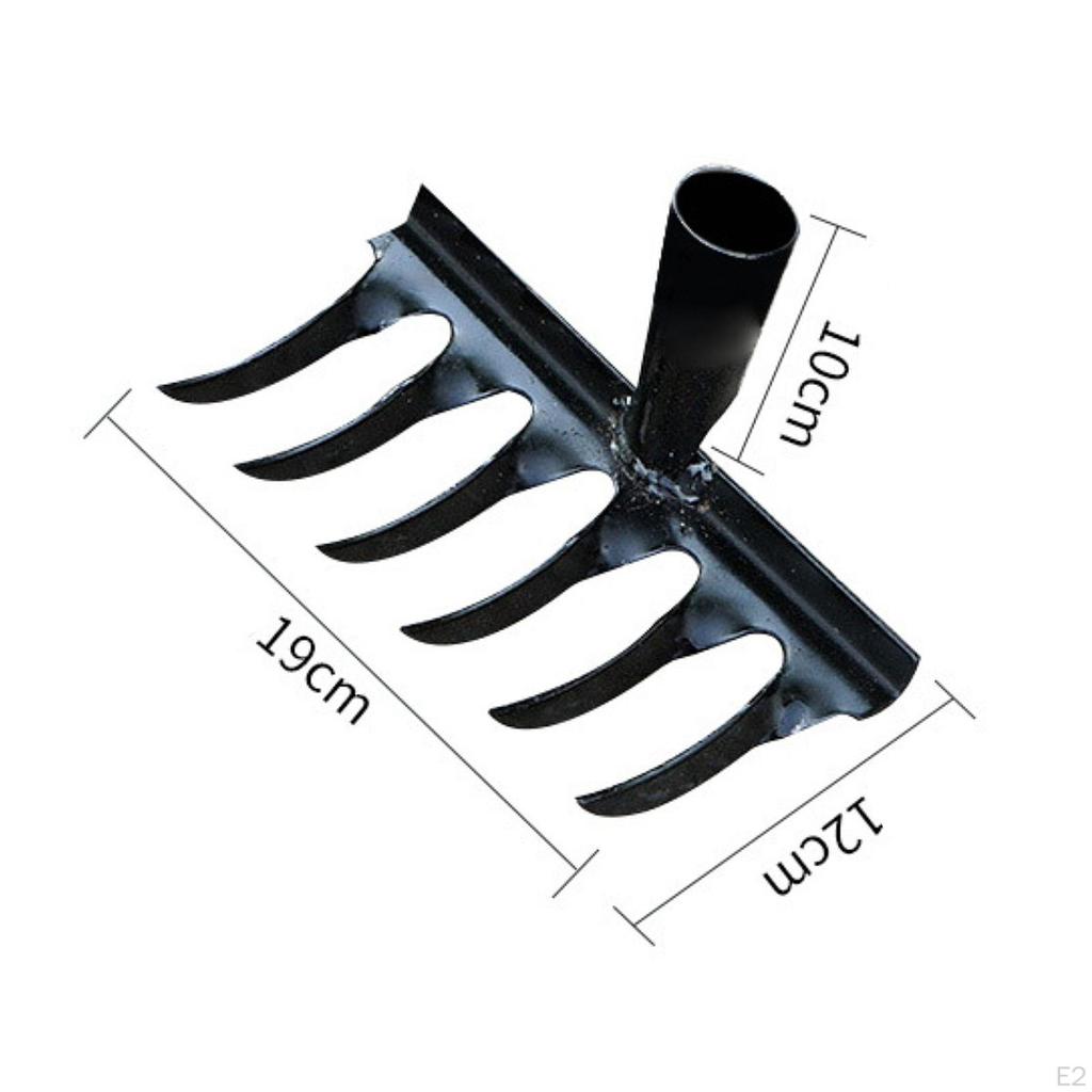 Садовые грабли Головка Инструмент Высокомощный Многофункциональный Ручной Уровень Лист