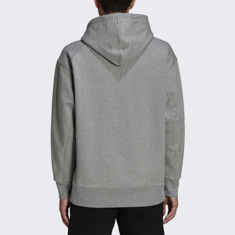 Толстовка с капюшоном Adidas Y-3 Classic Chest Logo, средняя серая, мужская, уличная, GV4199