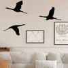3Pcs/set Cartoon Bird Hanging Pendant Black Metal Hanging Ornaments Wild Goose Wall Pendant  Bedroom