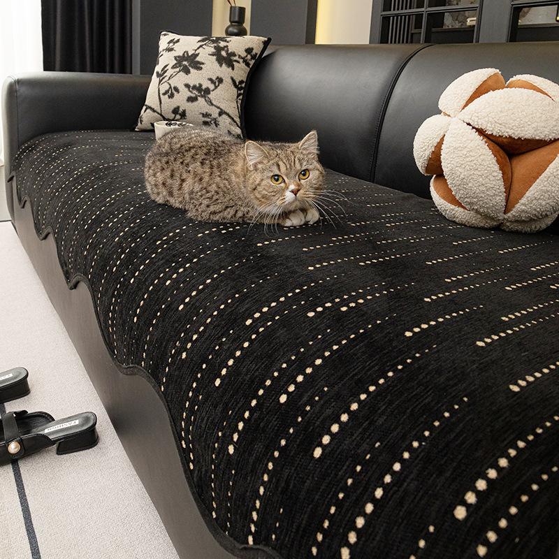 Light Luxury High-End Sofa Cushion  New Four-Season Universal Fixed Seat Cushion One-Piece Straight Row Seat Cushion