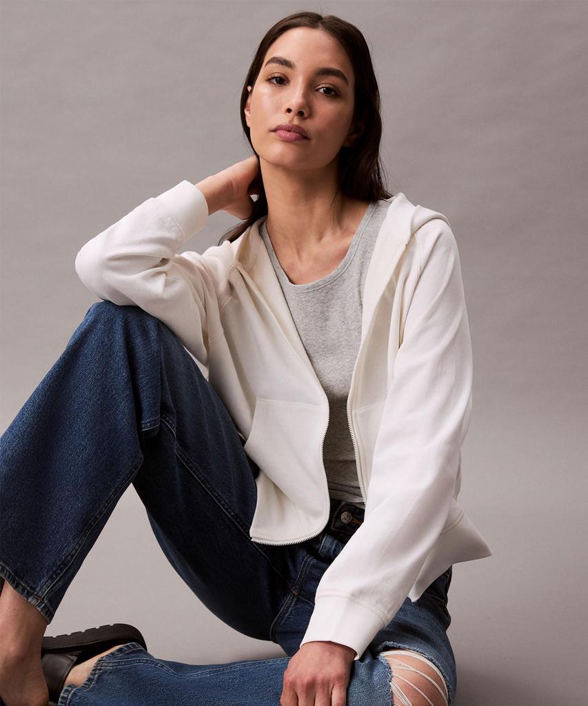 Толстовка с капюшоном из French Terry 47A218G S TOFUYAS [Calvin Klein] [Официальный бренд] На молнии