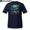 Angry Cute Monster T-Shirt | Colorful Horned Creature Graphic Tee With Attitude