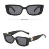 Retro Rectangle Sunglasses Women Brand Designer Vintage Small Frame Sun Glasses Ladies Classic Black Square