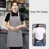 with 2 Pockets Striped Apron Adjustable Kitchen Apron Practical Cooking Apron  Food Preparation