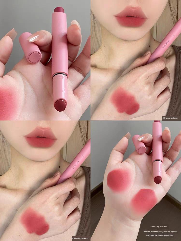 Fermented Color Powder Mist Lipstick Pen Matte Mist Powder Brown Retro Spring Autumn Winter