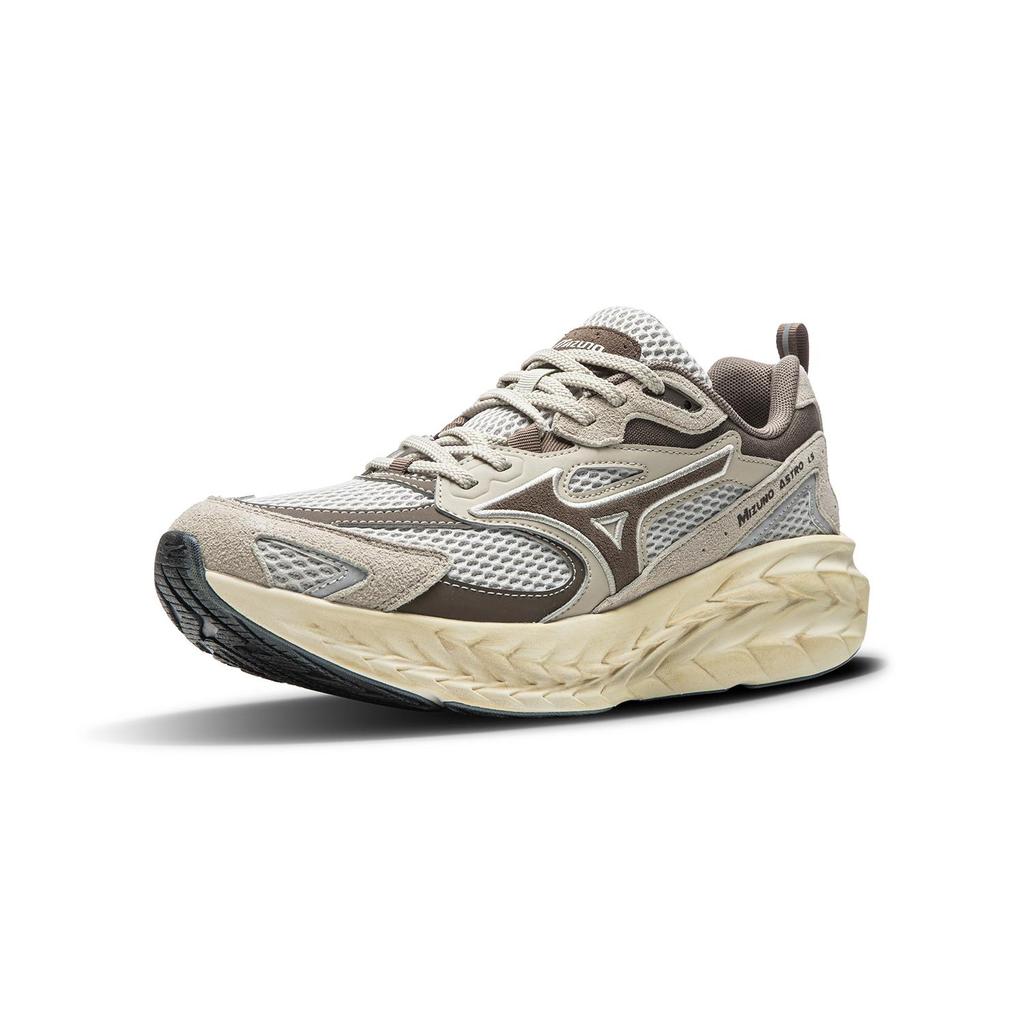 Mizuno Унисекс ASTRO LS Белый Черный Серебристый Массивные Повседневные Кроссовки D1GH252110