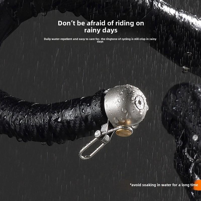 1/2pcs New Bicycle Bell Super Loud MTB Mountain Bike Safety Warning Alarm Bicycle Handlebar Plug Horn Riding Cycling Accessories