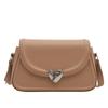 Casual, Fresh and Beautiful New Fashion Love Lock Single Shoulder Underarm Small Square Bag Woman