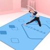 Silent Shock Absorption Non-Slip Yoga & Dance Mat: Lengthened & Widened for Men & Women, Perfect for Fitness, Skipping, and Aerobics