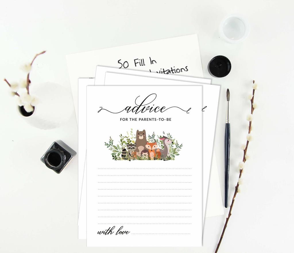 Inkdotpot Листья и Животные Набор Игр для Детского Праздника 50 Штук BabyA  AlphabetA  ABCA  Игра Гендерно Нейтральная Вечеринка