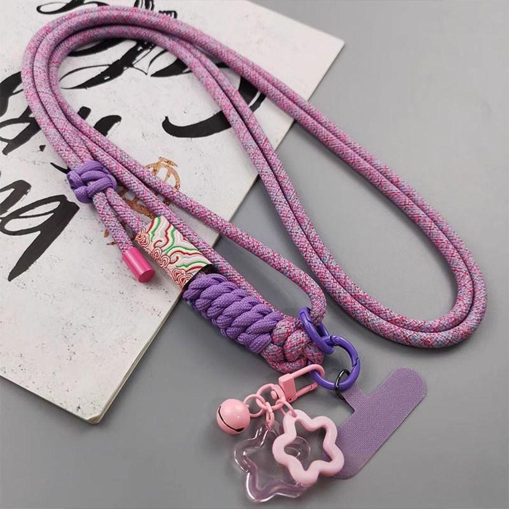 Adjustable Woven Phone Strap Durable Phone Necklace for Women & Men
