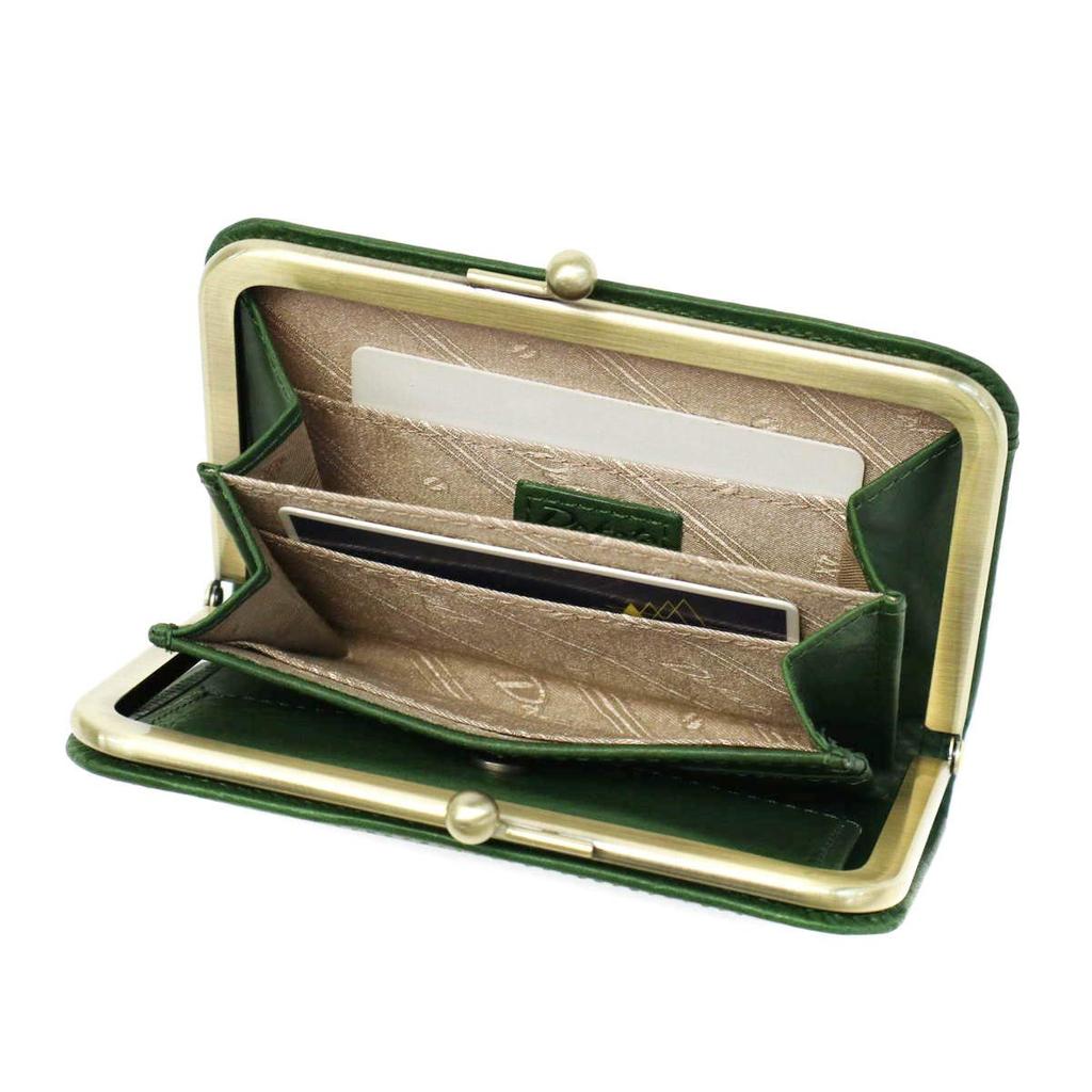 Clasp Wallet Genuine Leather Largo Green [Dakota] Women's DA-35888-50