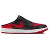 Кроссовки унисекс Air Jordan 1 Mule Golf Bred черно-белые университетско-красные FJ1214-001