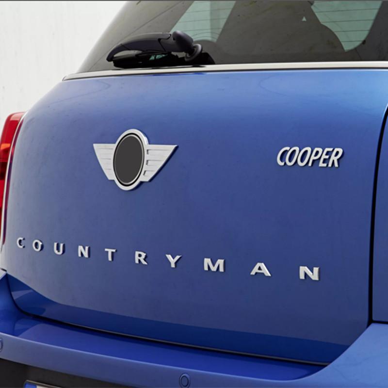 Car Accessories Metal Letter Emblem Rear Trunk Body Badge Sticker For MINI Cooper S R60 F60 Countryman JCW Clubman Paceman