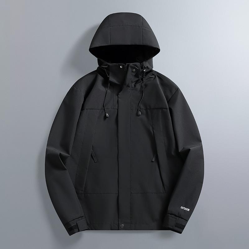 Мужские и женские куртки для активного отдыха Ветрозащитные и водонепроницаемые с капюшоном для занятий спортом и отдыха, одежда для альпинизма, куртка-пальто на весну и осень