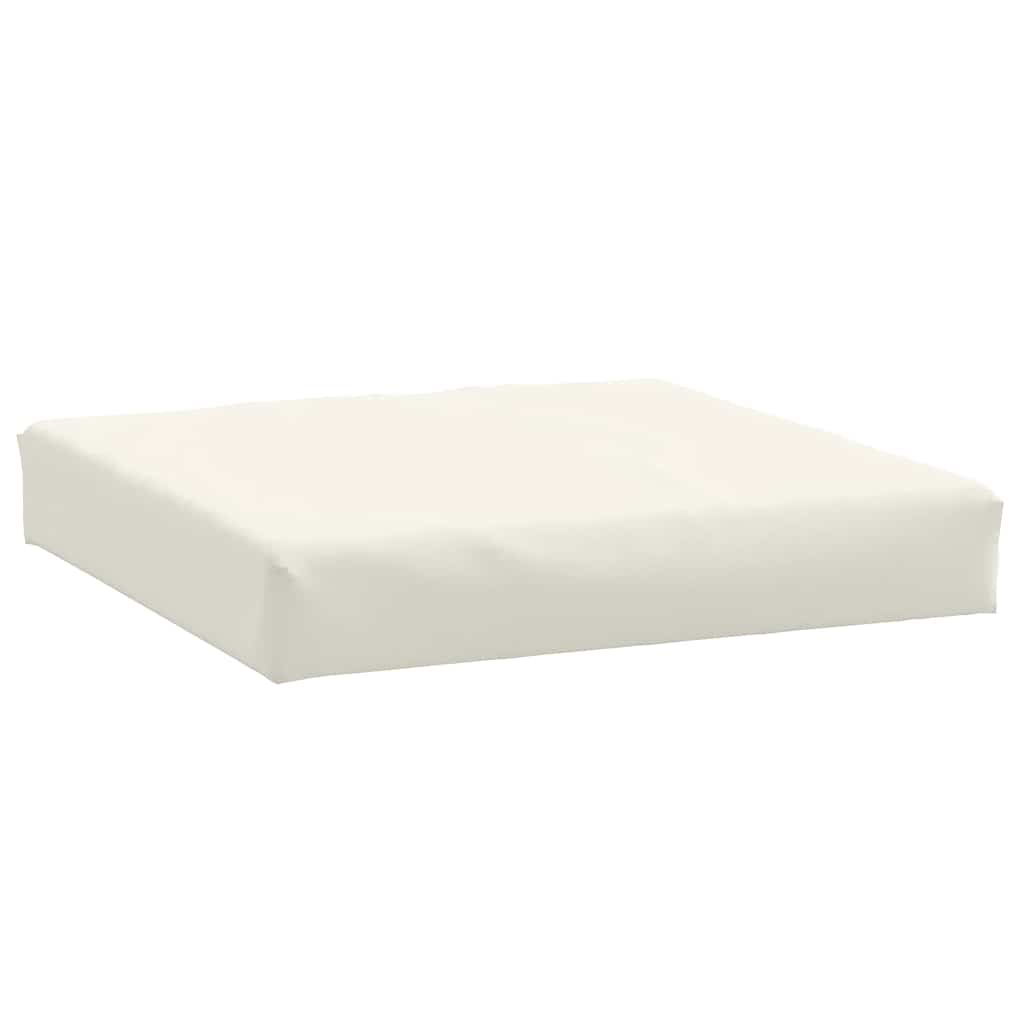 2 Piece Pallet Cushions Melange Cream Fabric