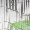 Предотвращающая рассыпание Подвесная кормушка для попугаев Многофункциональная Прозрачная поилка для птиц Выдвижная Внешняя Пластиковая Ванночка для волнистых попугайчиков